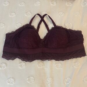 Torrid curve marron lace bralette XXXXXL